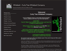 Tablet Screenshot of curlytreewhitebait.com